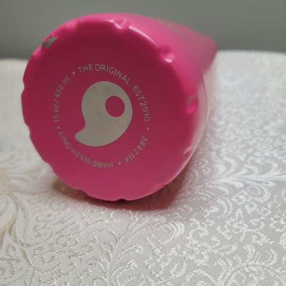 Sip by Swell Pink Water Bottle 15 oz Double Wall Stainless Steel Screw On Cap - Picture 9 of 12